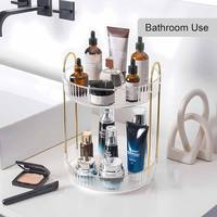 Organisateur de maquillage rotatif à 360° le moins cher de l'usine pour coiffeuse, grande capacité, pour soins de la peau et parfums