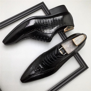 Zapatos Formales de Negocios de Cuero con Cordones Estilo Inglés de Moda 2026 para Hombre, Zapatos de Boda a la Moda - Product Image 4