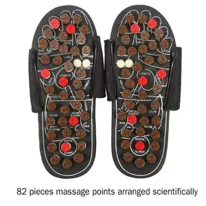 Pantoufles de Massage des pieds Thérapie d'acupuncture Masseur Chaussures Pour Pied Acupoint Activation Réflexologie Soins des pieds Massageador Sandale