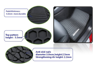 <span class=keywords><strong>Tapis</strong></span> de voiture en latex 2.5D direct d'usine pour <span class=keywords><strong>PEUGEOT</strong></span> <span class=keywords><strong>3008</strong></span> 2017 écologique de haute qualité - Product Image 6