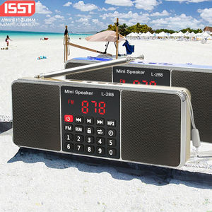 Radio portable AM FM avec haut-parleur <span class=keywords><strong>Bluetooth</strong></span>, minuterie de veille, antenne ultra-longue, entrée AUX et lecteur MP3 USB et carte TF - Product Image 2