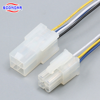 SCONDAR 4.2mm Kabel Harness Kustom SCT4201 5558-S 5556-T 5557-02R2 5559-02P2 39-01-3023 2 4 6 8 Pin Rakitan Kabel Daya dan Sinyal