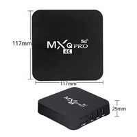 Boîtier TV Mxq PRO Amlogic S905 1 Go/8 Go 1000m LAN 2.4G/5G WiFi Bt4.0 UHD 4K Kodi 16.0 Smart TV Box Mxq PRO