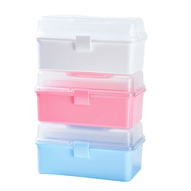 공장 도매 고급 환경 보호 플라스틱 상자 소부품 아트 수납 상자