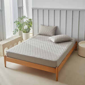 Protège-matelas imperméable King Size confortable en polyester, <span class=keywords><strong>drap</strong></span>-<span class=keywords><strong>housse</strong></span> doux, lavable en machine – Offre spéciale - Product Image 1