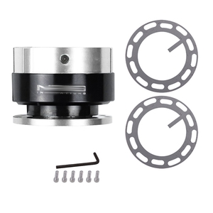 Racing Bất Carbon Sợi Nhôm Màu Đen Màu Đỏ Màu Xanh Snap Off Xe Jdm Bộ Chuyển Đổi Ban Chỉ Đạo Wheel Adapter Nhanh Chóng Phát Hành Hub Ding Âm Thanh - Product Image 6