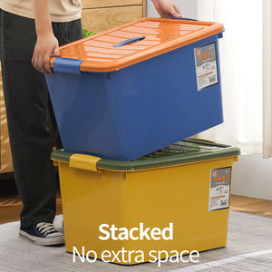 Xingsheng Groothandel Multi-Functionele Keuken Huishoudelijke 12L Opbergdoos Kleur Plastic Kinderen Speelgoed Opbergdoos Met Deksel En Handvat - Product Image 4