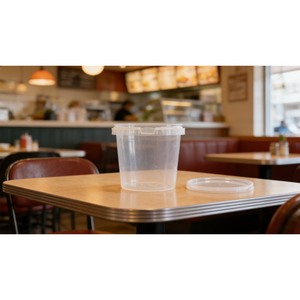 Heavy Duty 1180ml Transparent PP Jumbo Bowl Food Grade Round <b>Container</b> for Commercial <b>Takeaway</b> Soup and Noodle Serving - Product Image 5