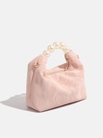 Sac à main pour femmes avec perles Luxury Design Pearl Handbag Ladies PU Leather Shoulder Bag