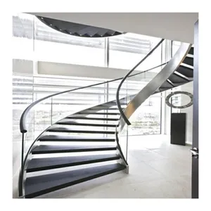 Prima building decorated grand marble staircase fast delivery spiral staircase steel staircase cladding