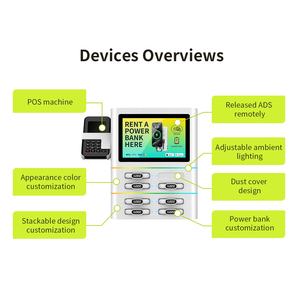 Kiosque de recharge public, banque d'alimentation partagée, location de banque d'alimentation, kiosque de location avec écran LCD pour la publicité - Product Image 2