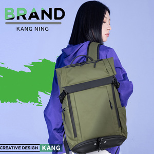 Multifunctional Minimalist <b>Backpack</b> For Men Business Travel <b>Large</b> Capacity 16 Inch Laptop Bag Solid Color Green Black Gray - Product Image 2