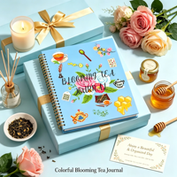 Organiseur/agenda personnalisé avec couverture en tissu rigide B5/B6, reliure spirale et piqûre à cheval, logo personnalisé, cadeau, agenda