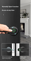 Serrure de porte intelligente électronique à empreintes digitales haute sécurité avec carte mémoire pour porte en acier chambre hôtel bureau