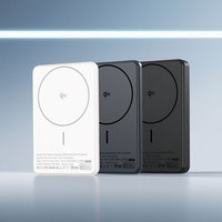 Vente en gros Qi2 15W Charge super rapide Ultra mince ABS PC 5000mAh Magnétique Sans fil Mobile Power Bank