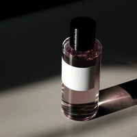 Bouteille de Parfum Ronde Vide de Luxe en Verre 30ml 50ml 100ml avec Vaporisateur pour Emballage de Fragrance, Boîte Incluse