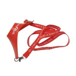 Wholesale Custom Polyester Neck Strap Lanyard Wine Glass Cup Holder with Stylish Stain for Promotions