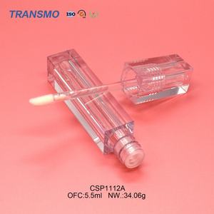 Tubes de gloss à lèvres transparents uniques de 5,5 ml, tubes de gloss à lèvres givrés, emballage écologique, tubes en plastique pour gloss - Product Image 4