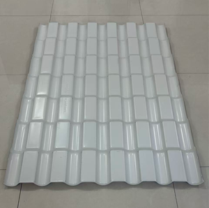 Tôle de toiture en résine plastique PVC ondulée style antique pour maison, <span class=keywords><strong>tuile</strong></span> de <span class=keywords><strong>toit</strong></span> espagnole, <span class=keywords><strong>tuile</strong></span> plate à <span class=keywords><strong>pente</strong></span>, <span class=keywords><strong>tuile</strong></span> en résine ASA - Product Image 2