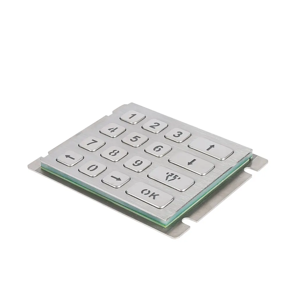 Sistem alarm keypad nirkabel 16 tombol/keypad ponsel kios industri/keyboard untuk Lift