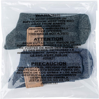 Sac plastique transparent auto-adhésif Cellophane PE BOPP Poly Packaging T-shirt logo Opp Sacs pour vêtements
