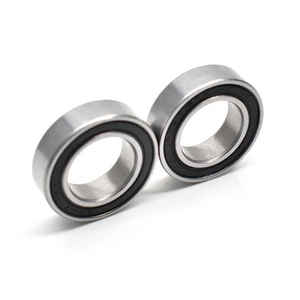 Rodamientos de cubo de bicicleta con doble sellado negro 17287 2RS RS 17x28x7mm rodamiento de bolas para auriculares de bicicleta - Product Image 4