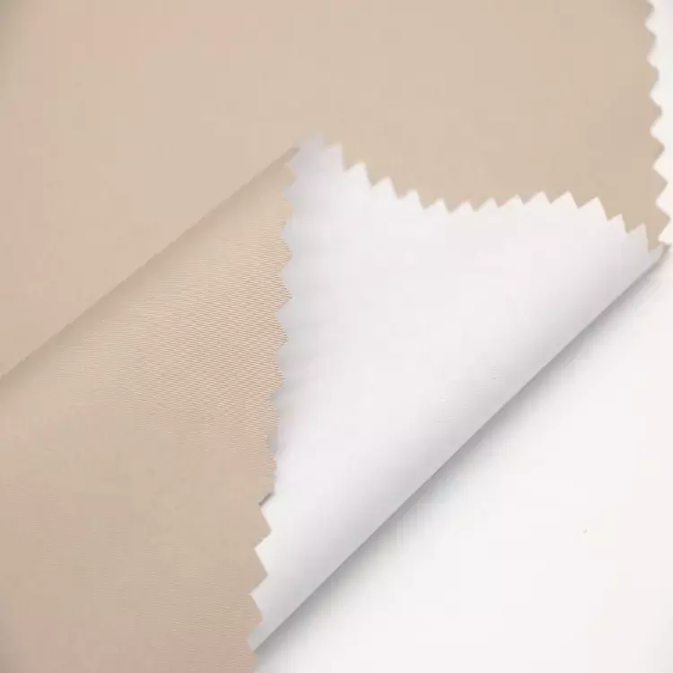 Tessuto 100% poliestere 300T tessuto Pongee con tessuto dewspo rivestito latteo impermeabile per giacca