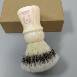 Brocha de Afeitar DISHI de Primera Calidad, Brocha de Afeitar con Mango Blanco, Uso Sostenible para Barbería y Salón de Belleza - Product Image 3