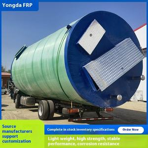 Station <span class=keywords><strong>de</strong></span> pompage des <span class=keywords><strong>eaux</strong></span> usées Yongda à bas <span class=keywords><strong>prix</strong></span>, résistante à la corrosion, en FRP/GRP, 10000L/heure, 380V, garantie 1 an - Product Image 4
