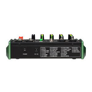 Equipo <span class=keywords><strong>de</strong></span> Audio Profesional para Transmisión en Vivo, Mezclador <span class=keywords><strong>de</strong></span> DJ Digital <span class=keywords><strong>de</strong></span> 6 Canales y 99DSP con Tarjeta <span class=keywords><strong>de</strong></span> Sonido con Efecto OTG, Grabación por Computadora, Reproductor <span class=keywords><strong>de</strong></span> MP3 - Product Image 6