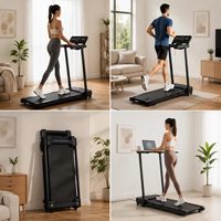 Caminadora Profesional 2 en 1 para Caminar y Correr, Diseño Plegable, Potencia Máxima de 3.0HP, Máquina para Correr Portátil Lista para Usar, OEM