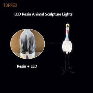 Lámpara LED con Escultura de Pájaro de Resina Impermeable para el Día del Niño, Zoológico, Parque, Hotel, Plaza al Aire Libre, CE ROHS IP65, Directo de Fábrica - Product Image 3