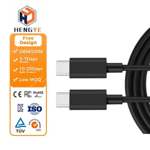 Venta al por mayor 60 W 3.3Ft 6.6Ft Pd Cable De Cargador Tipo C Carga Rapida Usbc 2 Metros 20W 60 W Tipo C a Tipo C Cargador - Product Image 1