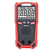 Multimètre numérique à auto-étalonnage original Mt-ANTELVES AN009, 3-1/2 chiffres, anti-brûlure, mesure de la capacité, test de tension sans contact, portable, noir