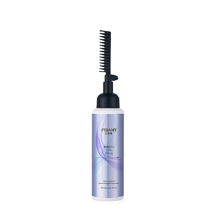 Thảo Dược Vĩnh Viễn tóc thẳng rebonding Kem chuyên nghiệp nhà Salon tóc thẳng relaxers kem với lược