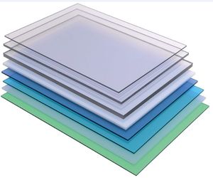 ألواح بولي كربونات صلبة عالية الشفافية 5-8 مم مع حماية من الأشعة فوق البنفسجية، ألواح بلاستيكية شفافة من البولي كربونات لأسقف الدفيئات - Product Image 3