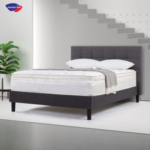 ร้านขายที่นอนนำเข้าพรีเมียมทันสมัยใกล้ฉัน เฟอร์นิเจอร์สำเร็จรูปในกล่อง ที่นอนสปริงลาเท็กซ์เจลเมมโมรี่โฟมขนาดคิงไซส์ - Product Image 2