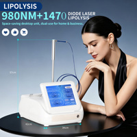 Appareil de lipolyse laser 1470+980nm, machine de liposuccion laser à fibre endolaser, machine de découpe laser à fibre, système laser à diode