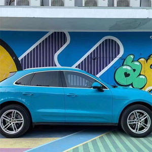 ฟิล์มพีวีซีสีเทาสีแดงสีน้ำเงินเคลือบไวนิลเคลือบด้านสีดำ - Product Image 4