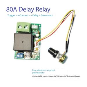 Módulo de Relé de Retardo Electrónico para Automóvil Taidacent TDJL-QF-RD29 80A de Alta Corriente 12V 24V, Mini Temporizador de Activación, Apagado del Vehículo, Guangdong - Product Image 2