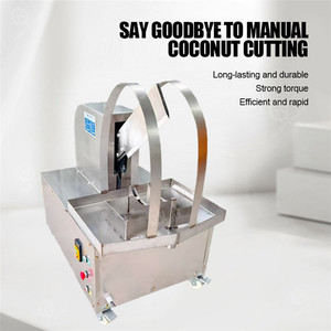 Máquina Eléctrica Portátil para Cortar Coco, Separador de Mitades de Coco Fresco para Pequeños Talleres - Product Image 5