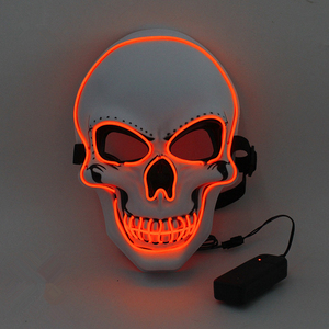 Muñeco de látex personalizado para fiesta, máscara de Halloween de plástico con luz LED de águila, horror, Carnaval, soul, payaso - Product Image 2