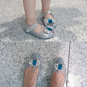 Da donna con fiocco nero in plastica per famiglia con sandali in gelatina da esterno a punta Casual <span class=keywords><strong>elegante</strong></span> scarpe basse in gelatina - Product Image 4
