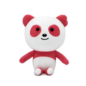 Özel dolması peluş pembe pandalar oyuncaklar doldurma hayvanlar Pet oyuncaklar yumuşak bebek Anime özel peluş bebekler özel peluş oyuncaklar