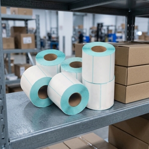 Etichette Termiche Personalizzate all'Ingrosso 60*40mm, Etichette di Carta per Supermercati, POS, <span class=keywords><strong>ATM</strong></span> - Product Image 1