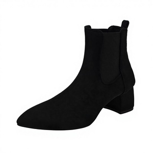 Collection Hiver 2026 : Bottines Coréennes pour Femme à Talons Épais et Pointus – Style Classique, Tendance et Respirantes pour l'Automne - Product Image 3