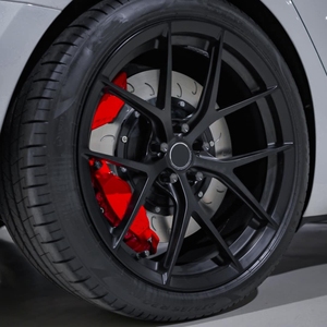 Rines de Aleación Forjada de Alta Calidad 5x112/108 de 17-19 Pulgadas en Negro Hiperbrillante para Autos de Carreras, Compatibles con Golf 7 Mk6/Mk7/Mk8 ID3 - Product Image 3