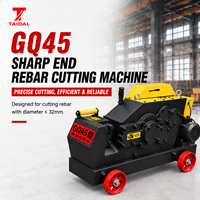 Machine à couper les barres d'armature électrique GQ45, coupeur de barres d'acier robuste, équipement haute efficacité pour la construction
