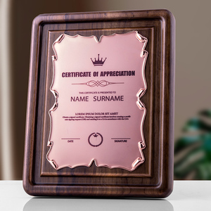 Placa <span class=keywords><strong>de</strong></span> bienvenida personalizada Trofeo <span class=keywords><strong>de</strong></span> metal personalizado y Medalla Placa <span class=keywords><strong>de</strong></span> autorización <span class=keywords><strong>de</strong></span> madera - Product Image 4