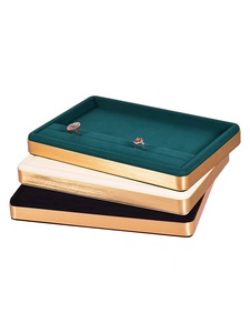 Jinsky ชั้นวางเครื่องประดับโลหะแบบกำหนดเองถาดแสดงเครื่องประดับที่กำหนดเองสำหรับต่างหูจี้สำหรับโชว์ - Product Image 6